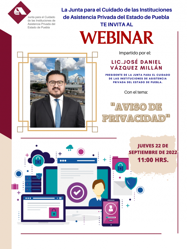 Webinar Aviso de Privacidad