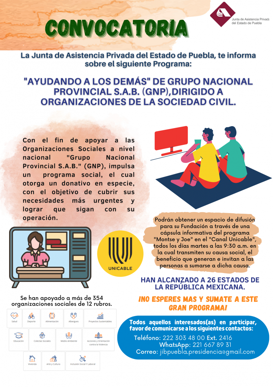 &quot;Ayudando a los demás&quot; - Grupo Nacional Provincial S.A.B. (GNP)